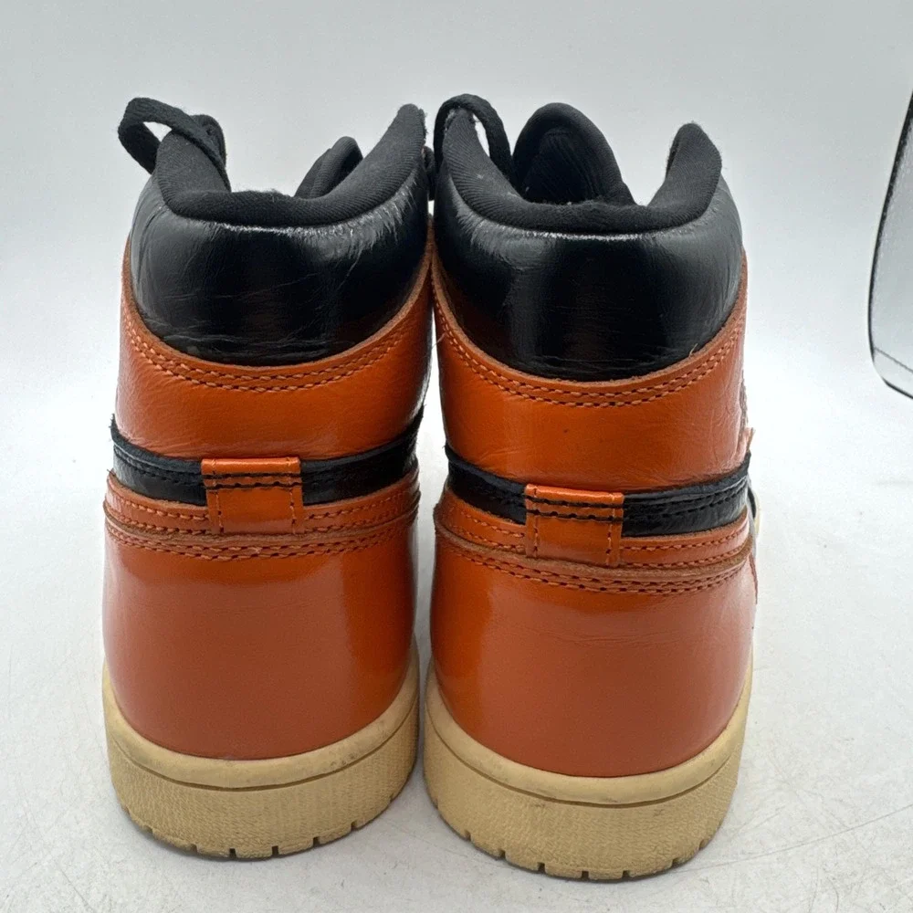 Size 7.5 - Jordan 1 Retro OG High Shattered Backboard 3.0 Orange & Black